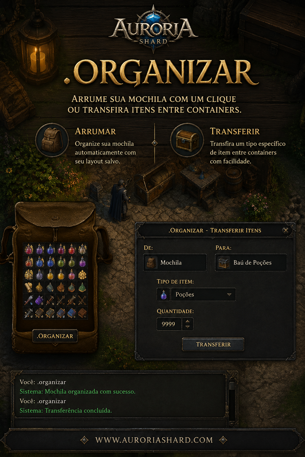 Patch — Comando .organizar
