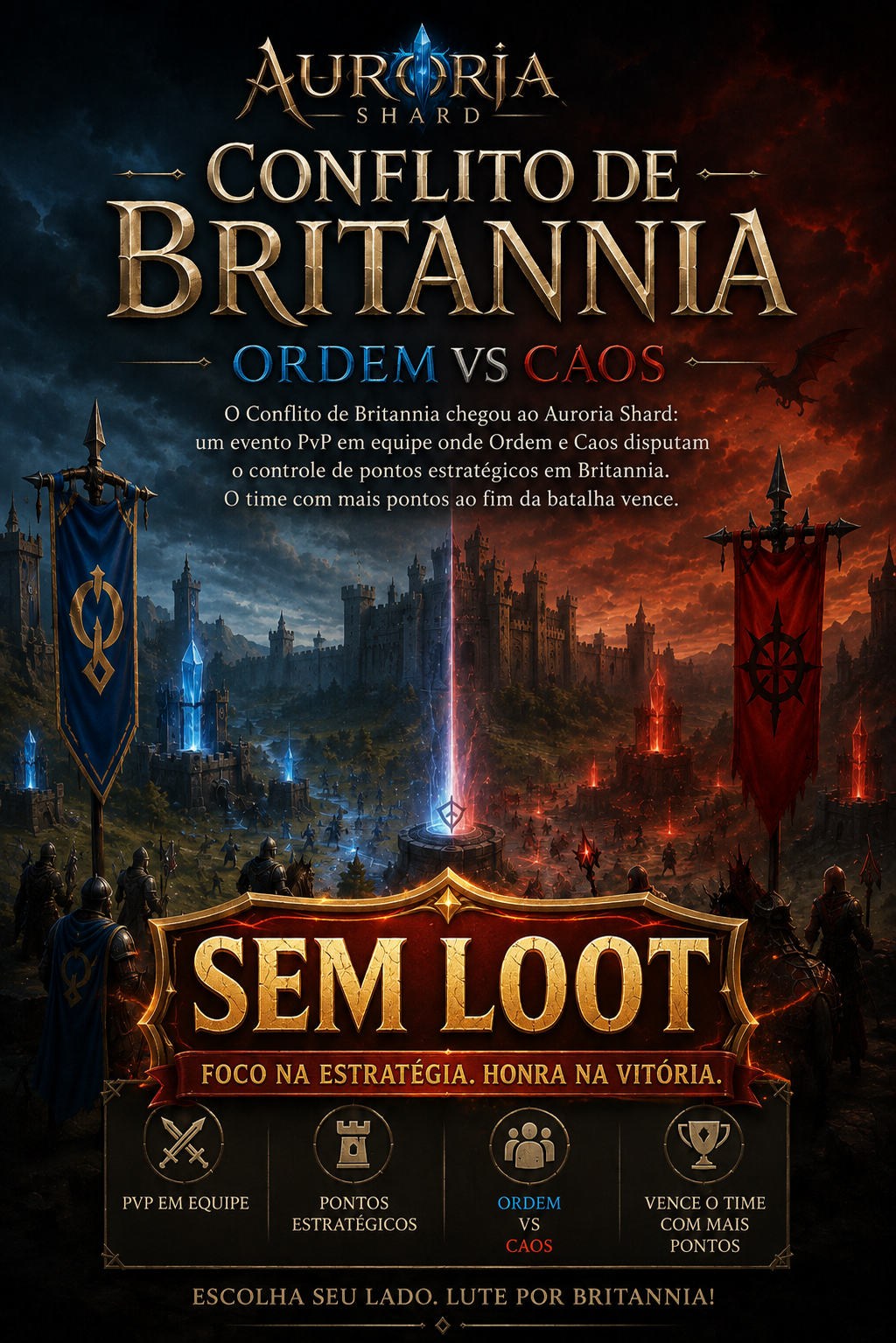 Conflito de Britannia - SEM LOOT